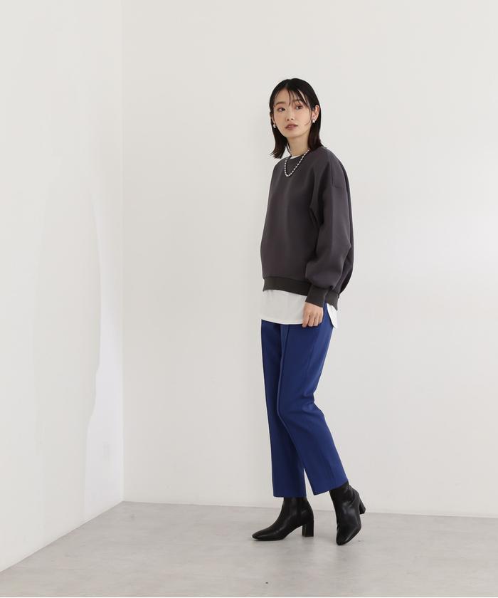 試着のみ　FRAMeWORK ダンボールプルオーバー　ブラック　F ダンボールプルオーバー（Tシャツ/カットソー）｜Whim Gazette