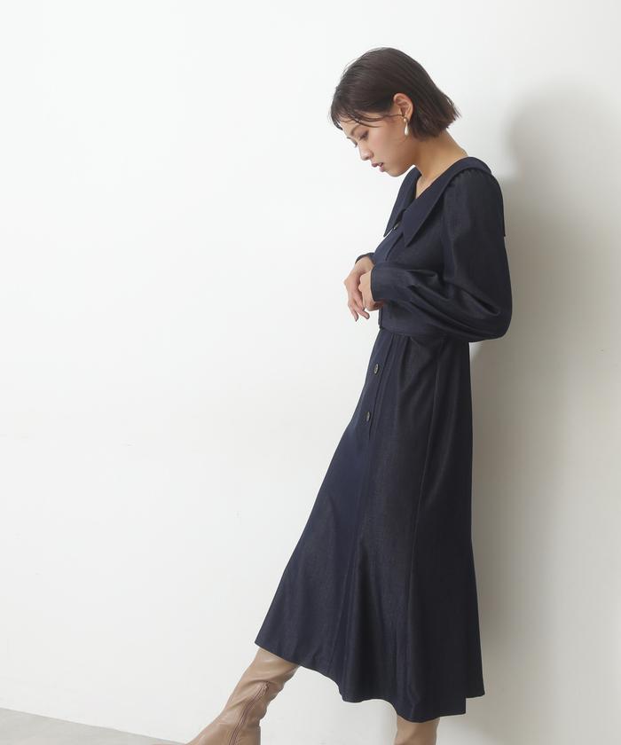 ビッグカラートレンチワンピース JILL by JILL STUART JILL by JILL STUART（ジルバイジルスチュアート）の「ビッグ