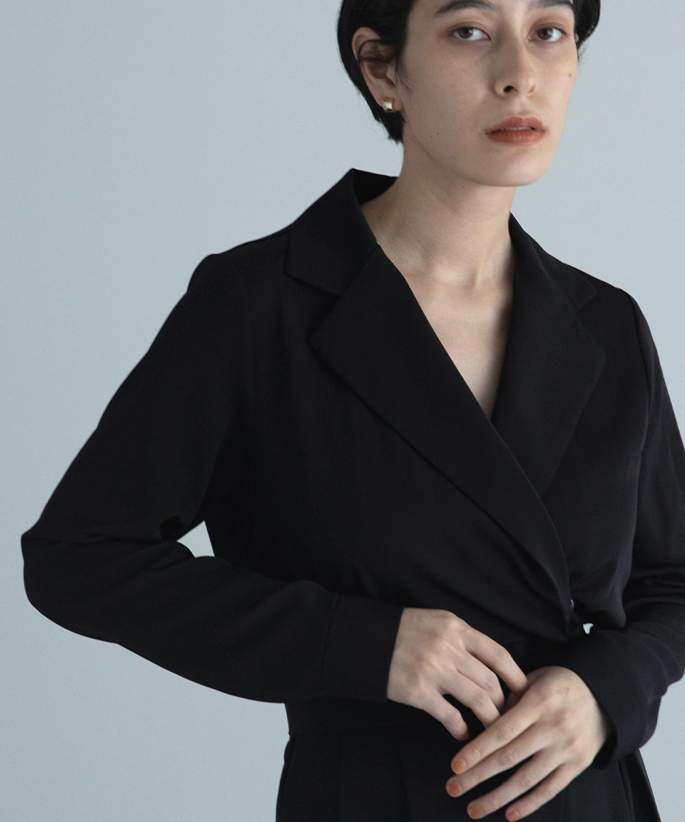 marjour マージュール BELTED PANTS DRESS マージュール marjour BELTED PANTS DRESS （BLACK