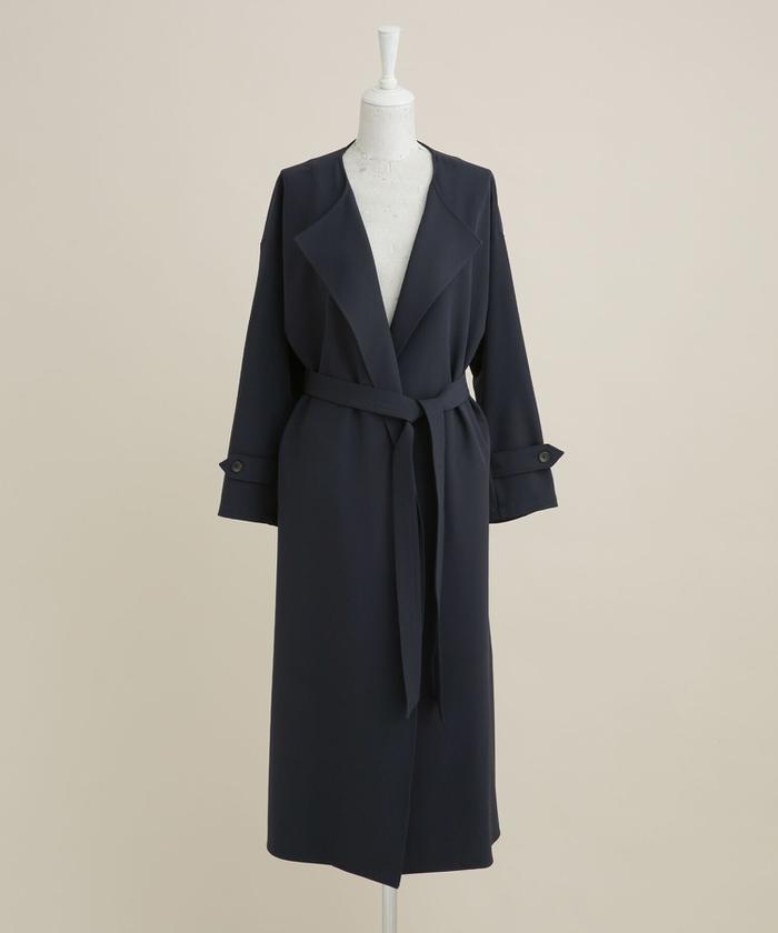 セール 50%OFF】LB.04/ノーカラーガウンコート(504797395
