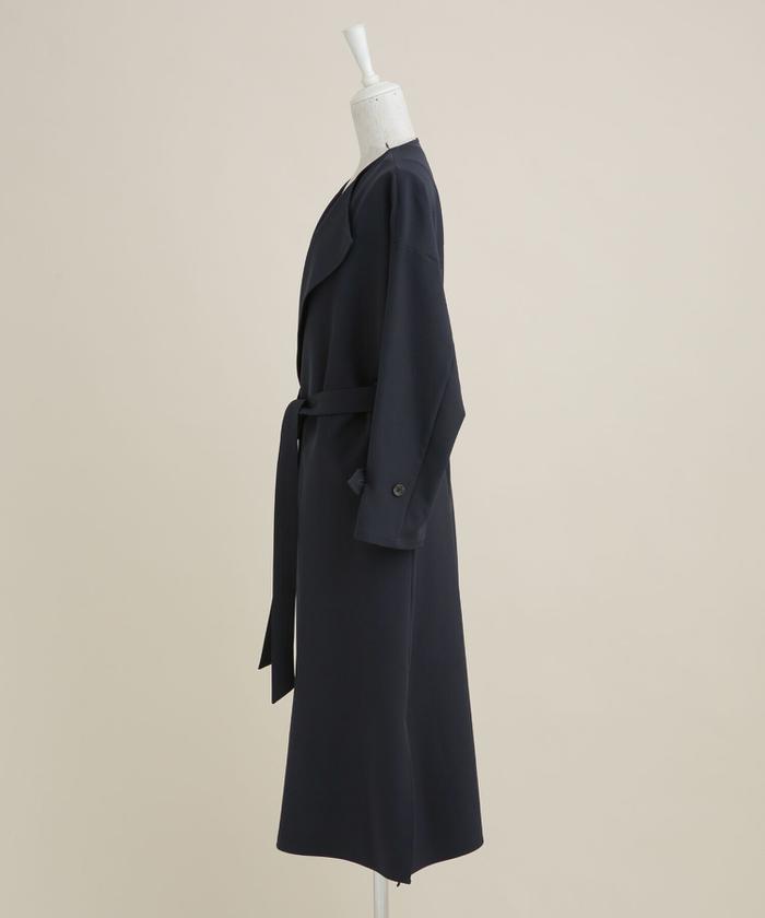 セール 50%OFF】LB.04/ノーカラーガウンコート(504797395 セール 50%OFF】LB.04/ノーカラーガウンコート(504797395