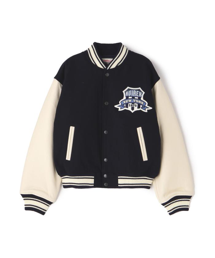【GIVENCHY 】レザートリム アルパカ混紡 バーシティジャケット REBUILD COLLECTION》VARSITY JACKET TORCH & LAUREL/ バー