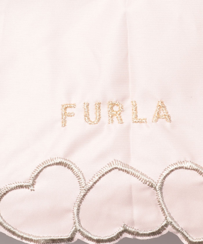 フルラ FURLA 晴雨兼用折りたたみ日傘 ”ハート刺繍”(504490400