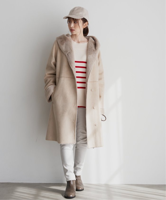 フェイクムートンコート(504714336) | イッカ(ikka) - d fashion フェイクムートンコート(504714336) | イッカ(ikka) - d fashion