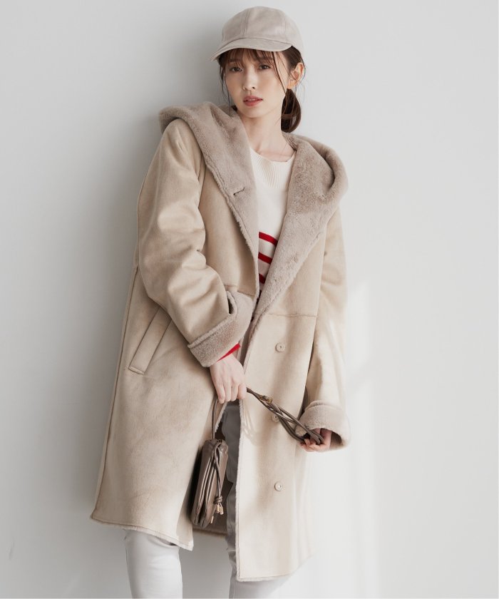 フェイクムートンコート(504714336) | イッカ(ikka) - d fashion フェイクムートンコート(504714336) | イッカ(ikka) - d fashion