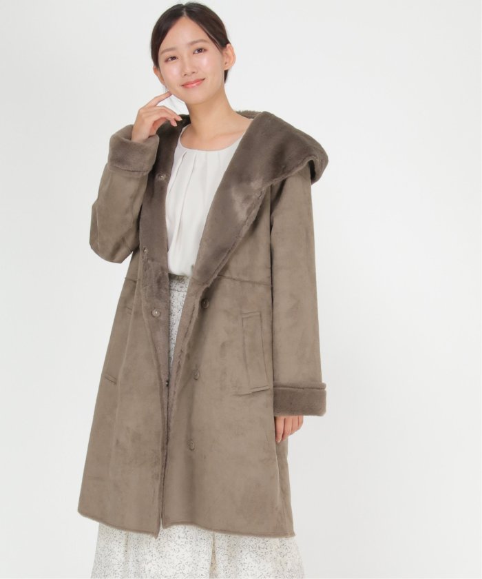 フェイクムートンコート(504714336) | イッカ(ikka) - d fashion フェイクムートンコート(504714336) | イッカ(ikka) - d fashion