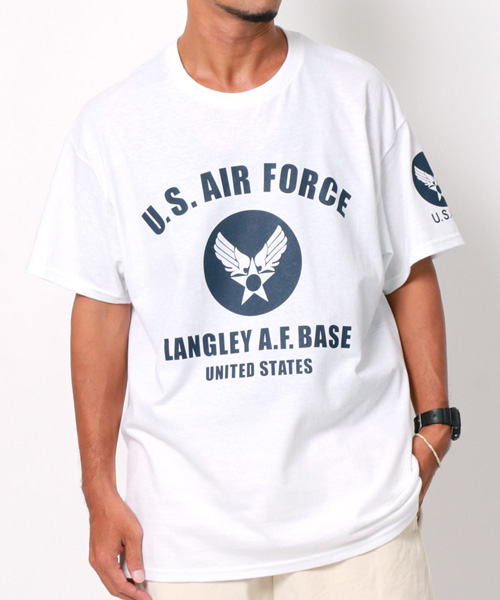 US エアフォース プリントTシャツ/ギルダン(GILDAN) ミリタリー