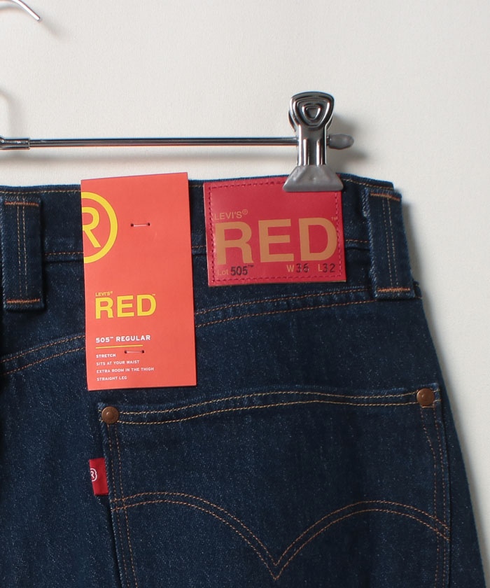 Levi's Red LR 505 JEANS FRONTWATER BLUE