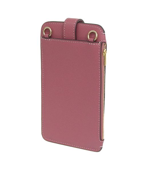 未使用 本革 ピンク COACH コーチ ショルダーバッグ スマホ