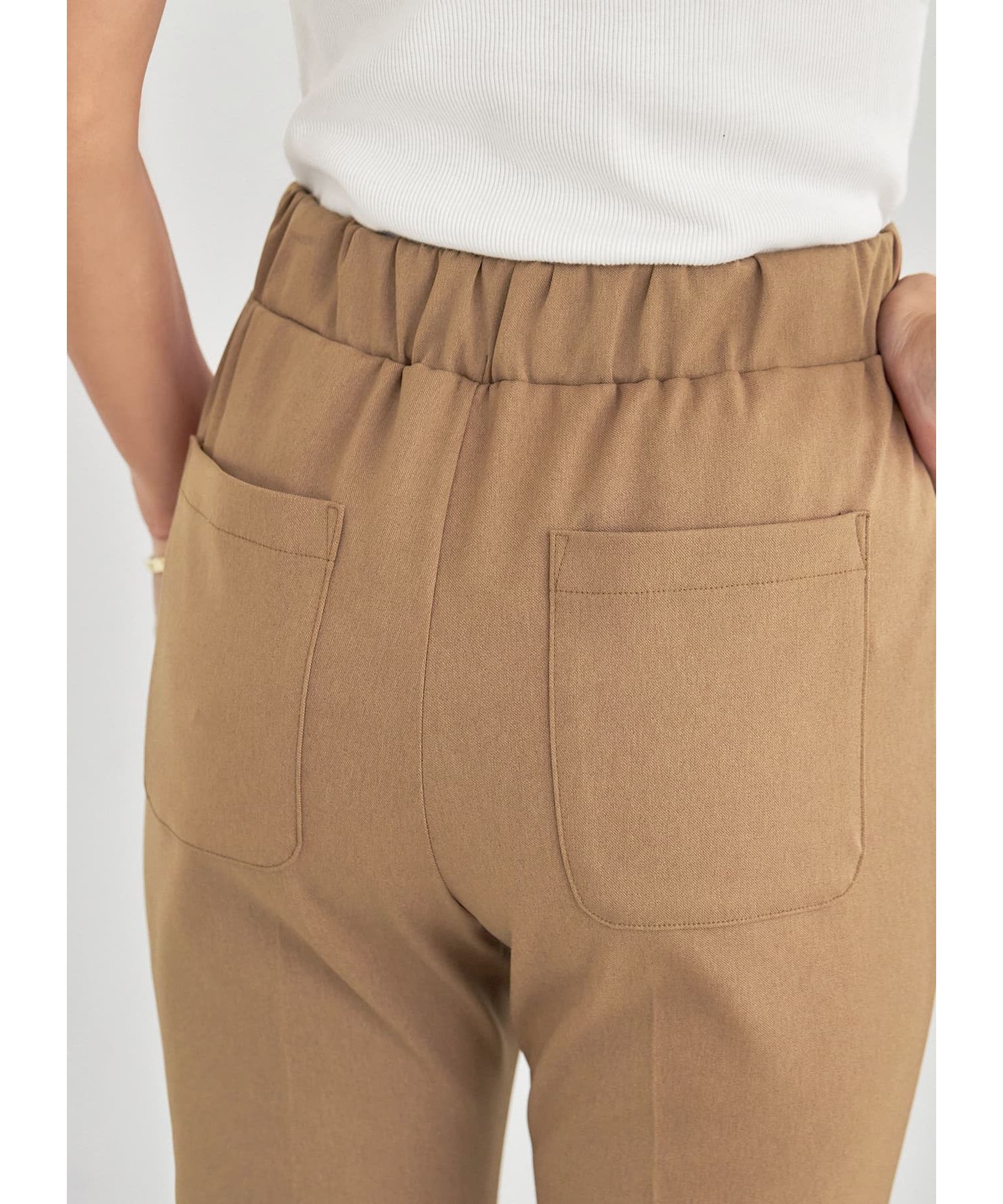 STYLEDELIストレッチセミフレアパンツ新品 スタイルデリ STYLE DELI 【Made in JAPAN】ストレッチ