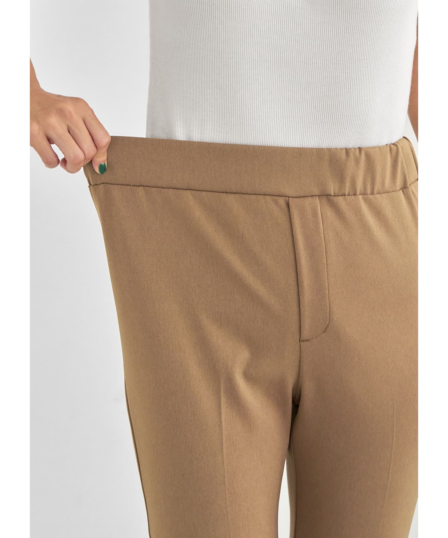 STYLEDELIストレッチセミフレアパンツ新品 スタイルデリ STYLE DELI 【Made in JAPAN】ストレッチ
