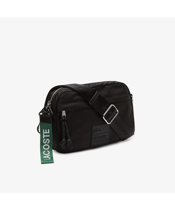 リアル LACOSTE セール】ラコステ アクティブ シグネチャー ナイロン バッグ