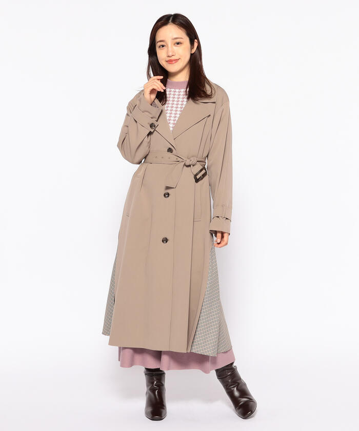 セール】ミッシュマッシュ MISCH MASCH チェックコンビフリル