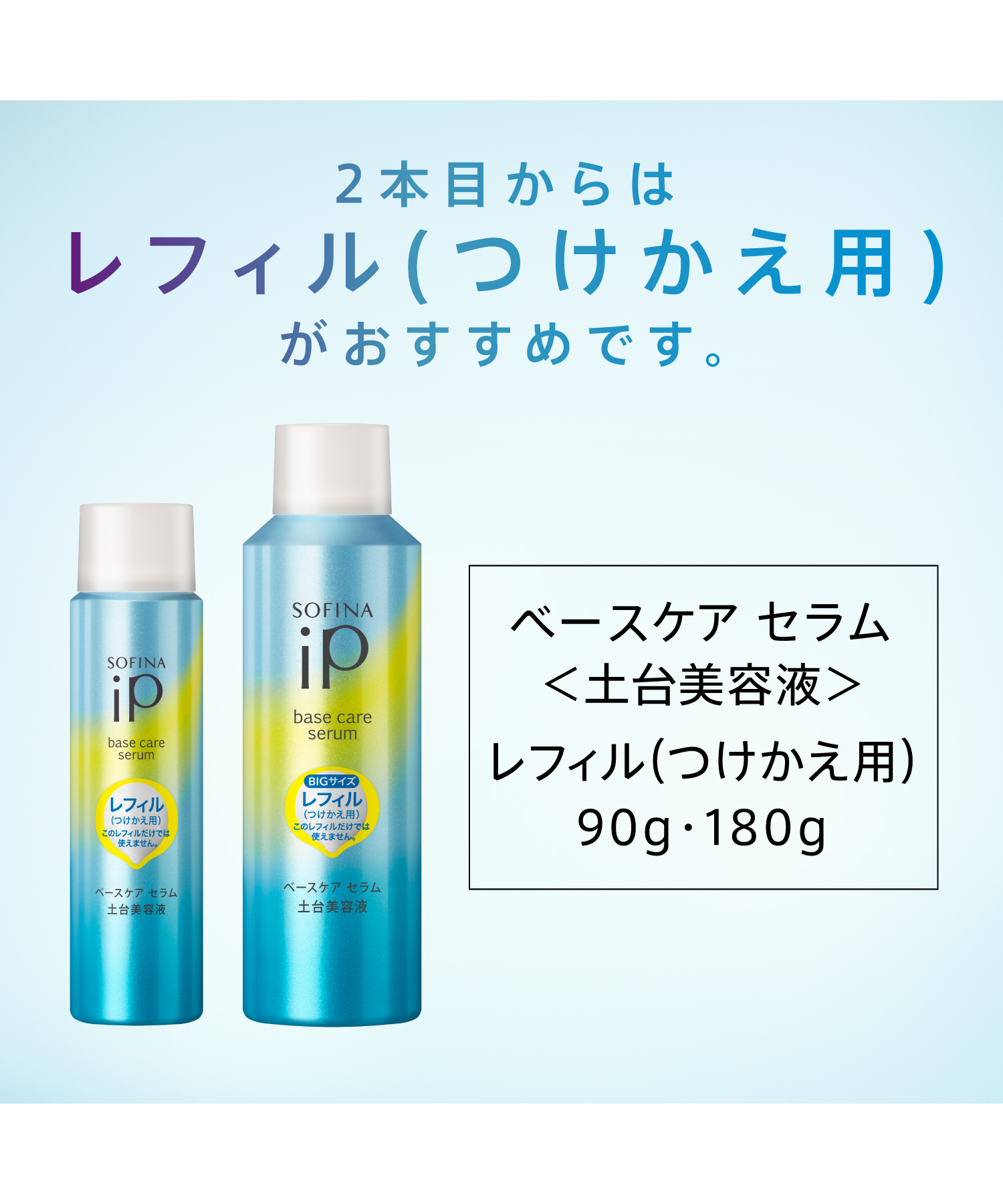 ソフィーナ土台美容液レフィル180g