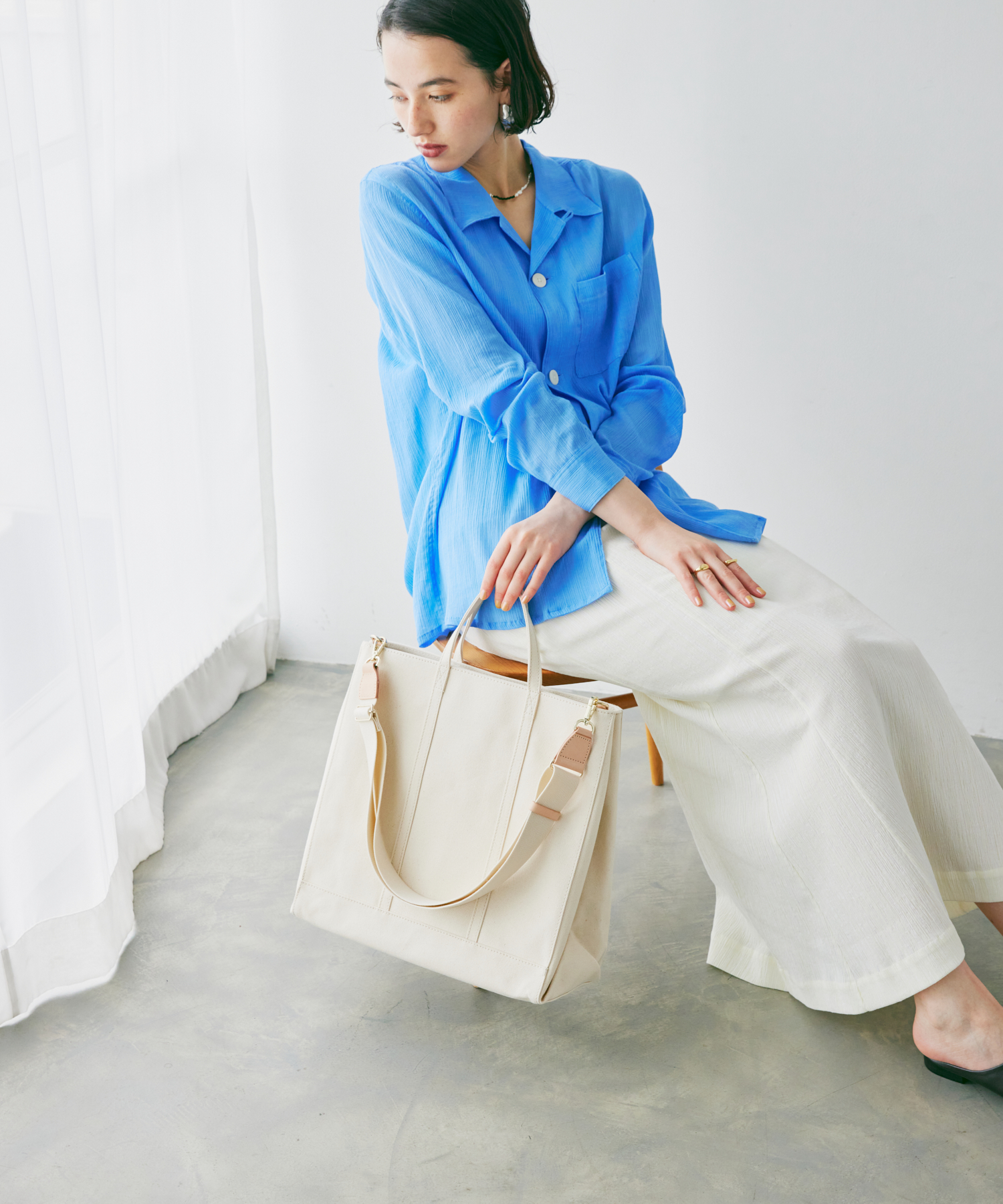 セール】《SHOPPER》トートバッグ L【キャンバス】(CE-244 セール】《SHOPPER》トートバッグ L【キャンバス】(CE-244
