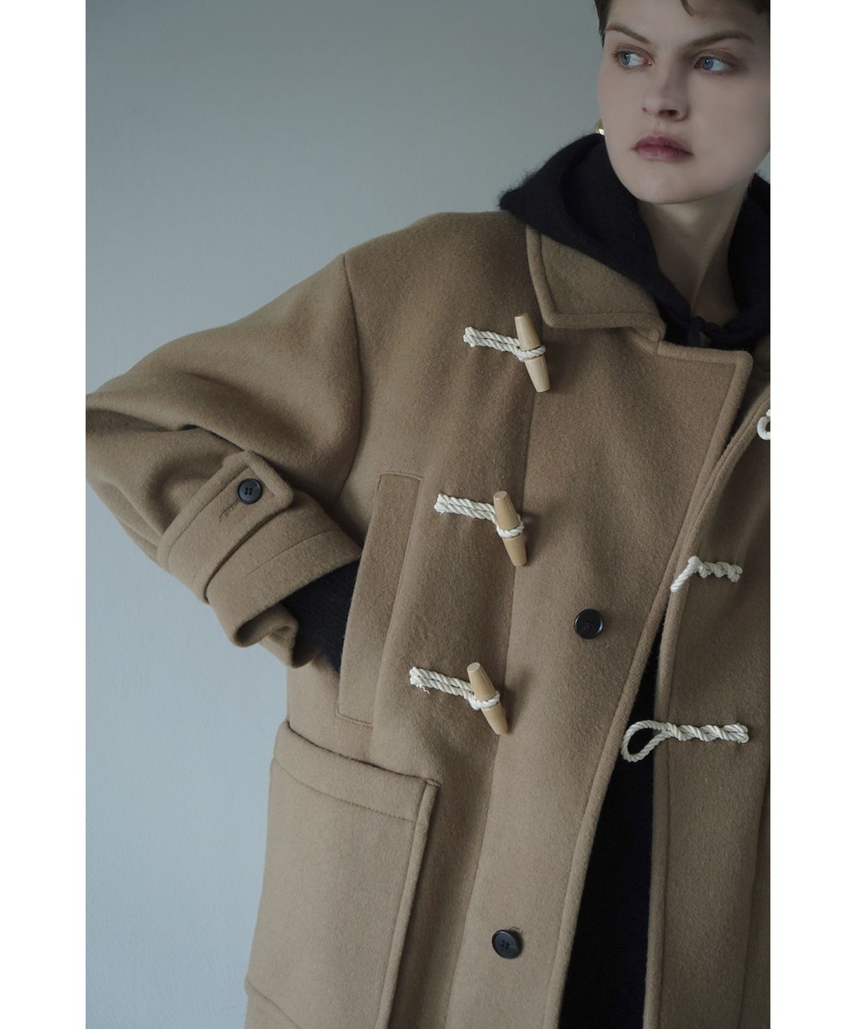 CLANE♡OVER MAXI DUFFLE COAT