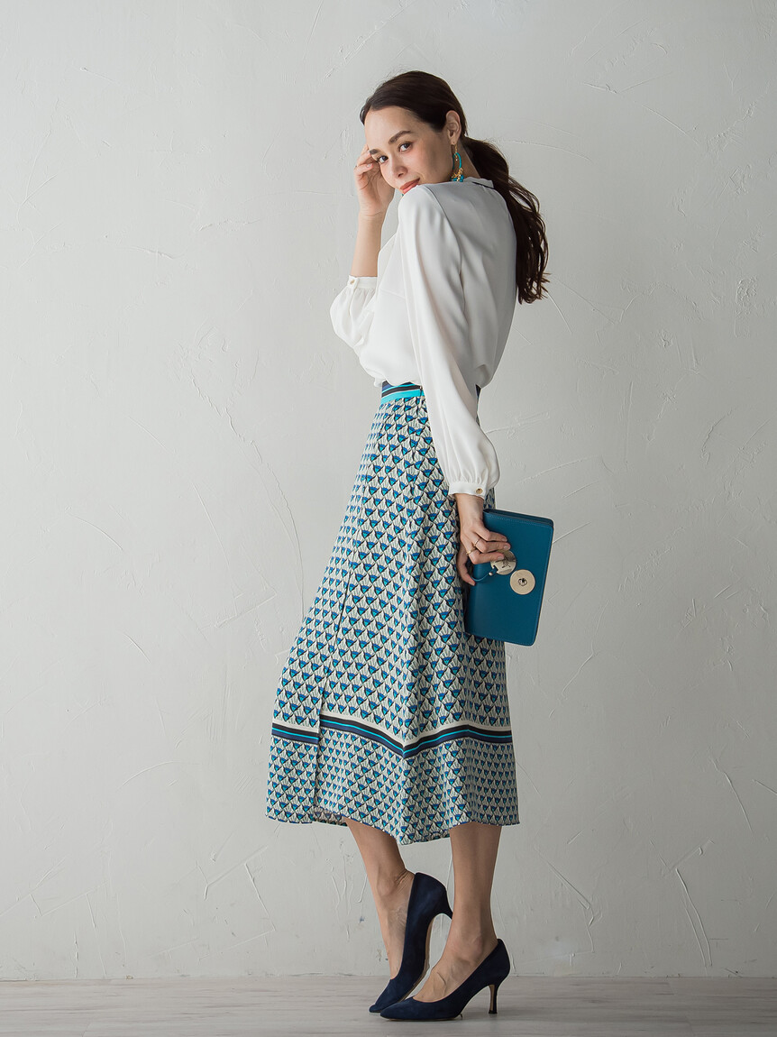 セール 40%OFF】ビアッジョブルー Viaggio Blu ジオメトリック