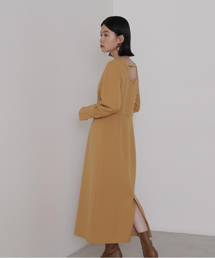 セール 60%OFF】ロングカフスナローワンピース(504896026