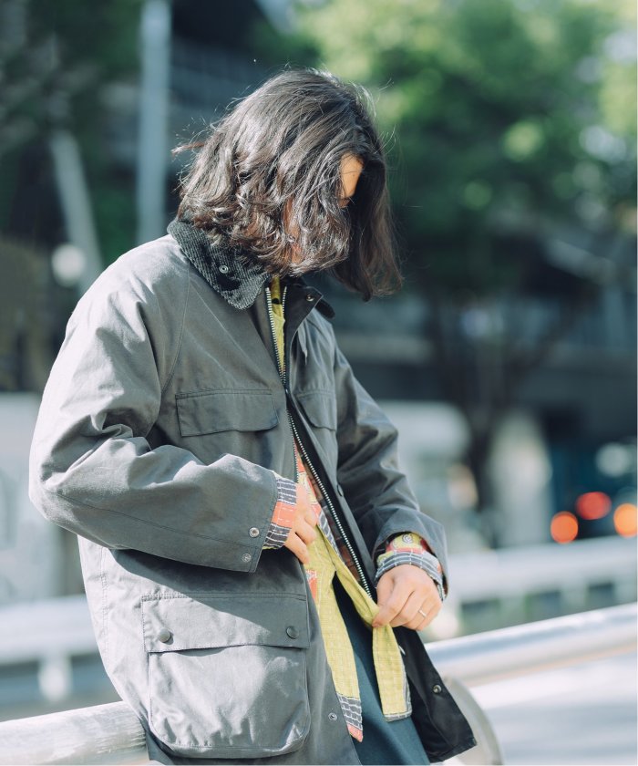 BARBOUR×JS/バブアー】別注 OS OLD BEDALE/ビデイル ロング(504897596