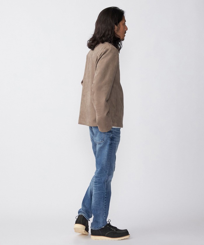 セール 50%OFF】*SHIPS: フェイクスエード ジップ ブルゾン セール 50%OFF】*SHIPS: フェイクスエード ジップ ブルゾン