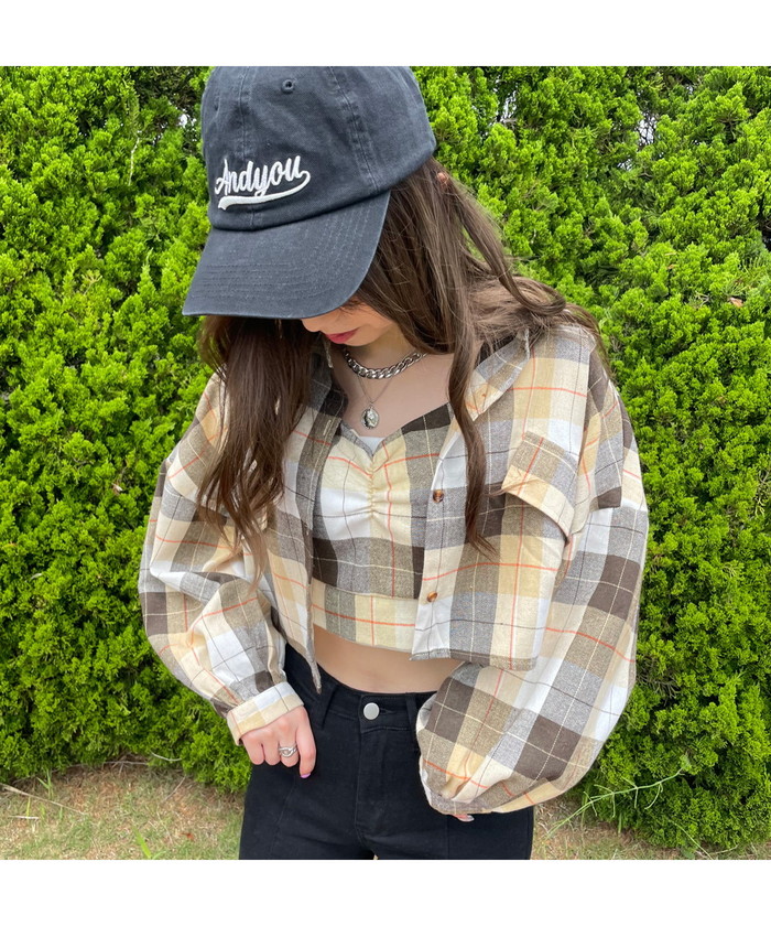JEANASIS｜コットンチェックビスチェ | Rakuten Fashion(楽天