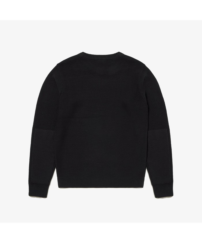 セール】ラコステ LACOSTE ミドルゲージミリタリーニット セール】ラコステ LACOSTE ミドルゲージミリタリーニット