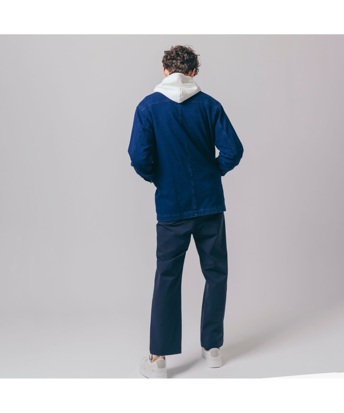 セール】ラコステ LACOSTE インディゴピケカバーオール