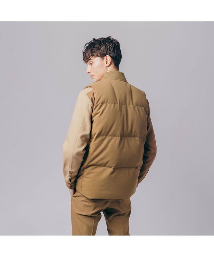 美品◎LACOSTE ラコステ　ピケダウンベスト　ワンポイント　52/5 セール】 ピケダウンベスト （ダウンジャケット・ベスト