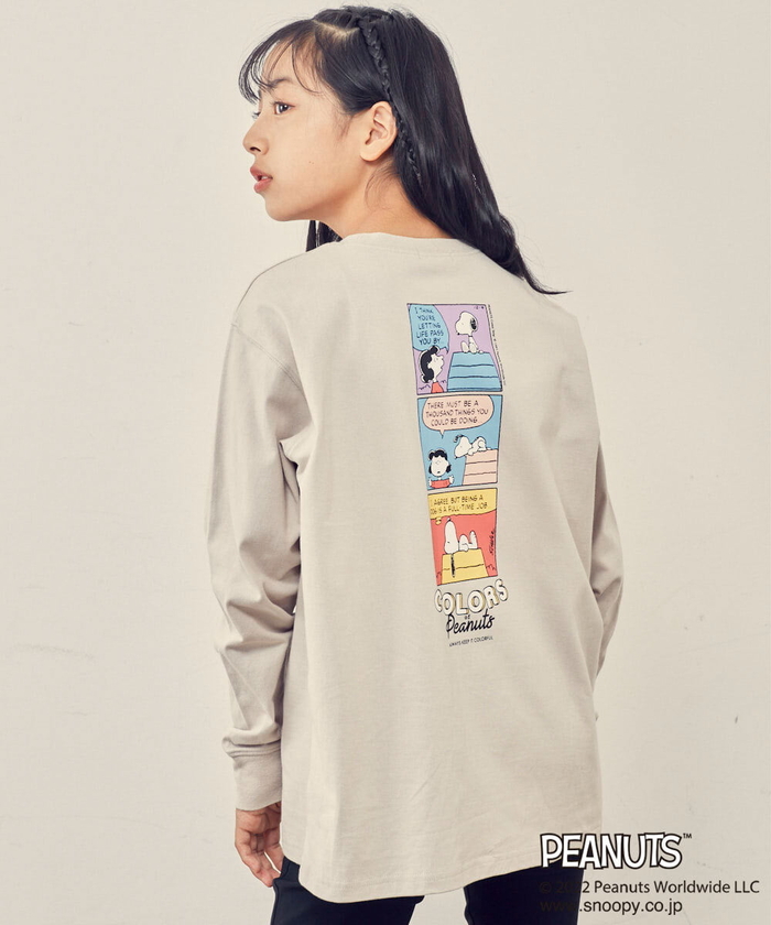 新品　NEW ERA SNOOPY PEANUTS プリント 長袖シャツ t-peanuts-14344445-s-new-era-