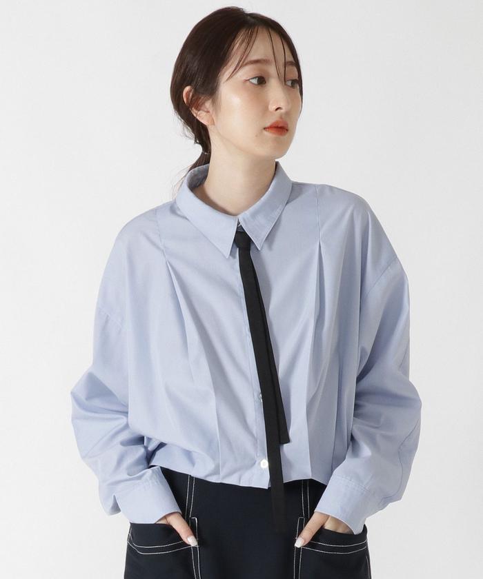 【値下げ】ラケル 制服 エプロン レイチェルドレス+カッターシャツ エプロンドレス 赤チェックラインリボンガールズ シュシュ付き