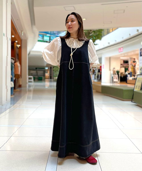 セール 40%OFF】バックデザインデニムフレアジャンスカ