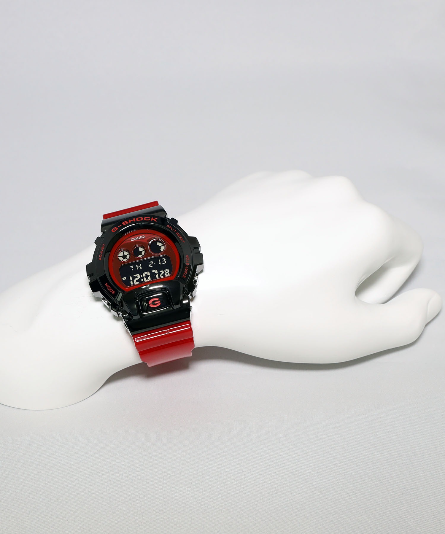 CASIO(カシオ) / クォーツ腕時計_G-SHOCK/デジタル/ラバー/RED