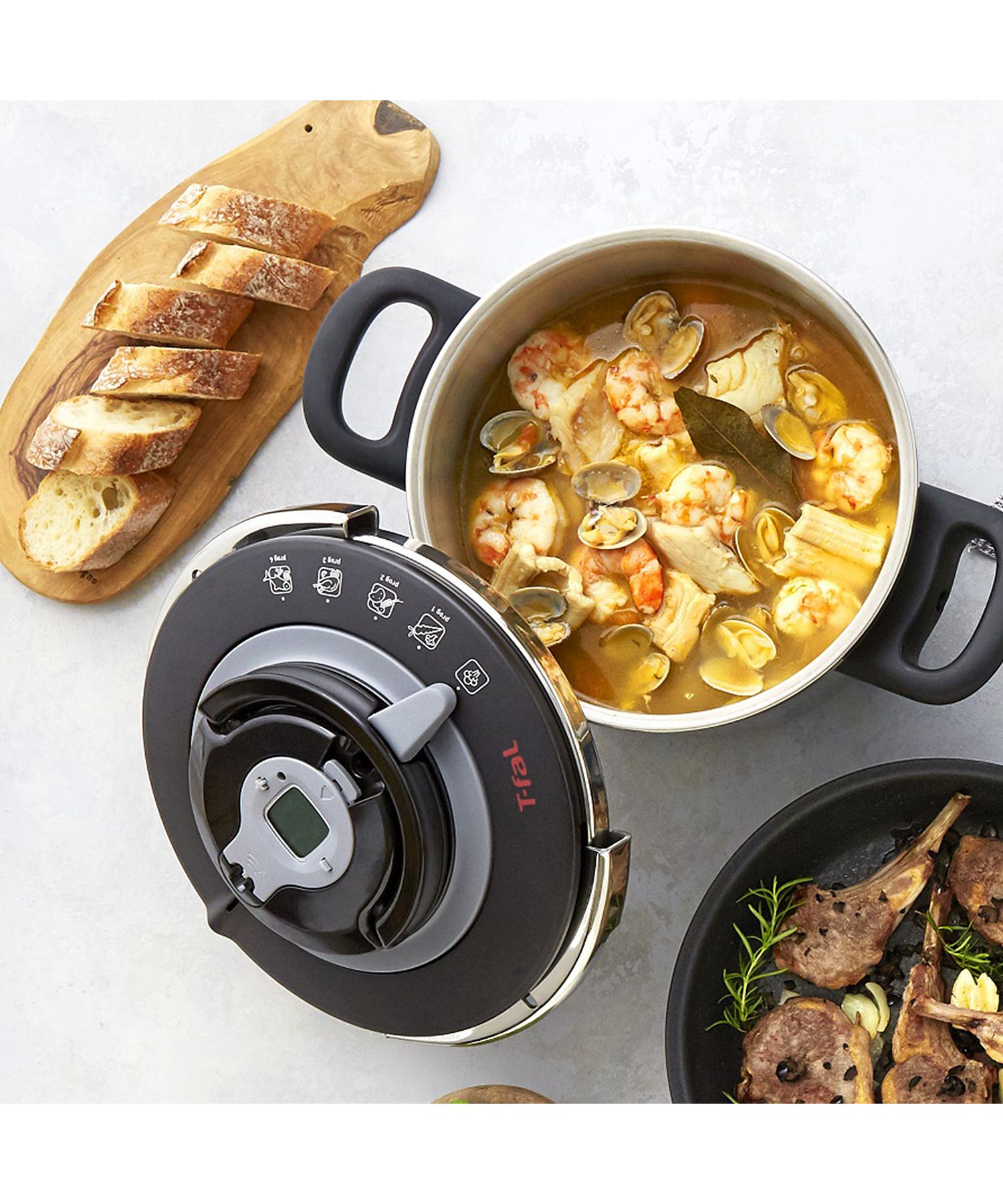 ティファール T－FAL ティファール エクスペリエンス＋ TーFAL eXperience+ 圧力鍋 6L IH ガス対応 PRESSURE  COOKER P(504675347) | ティファール(T-FAL) - d fashion