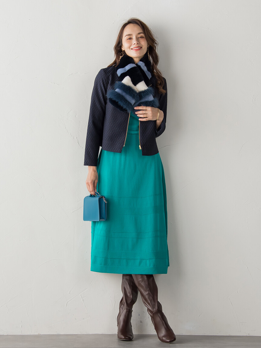 未使用　Viaggio Blu ビアッジョブルー　ノースリーブワンピース セール 40%OFF】ビアッジョブルー Viaggio Blu ラメデニム