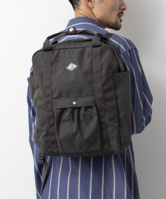DANTON(ダントン) スクエアバックパック マットグレー DANTON(ダントン) スクエアバックパック マットグレー