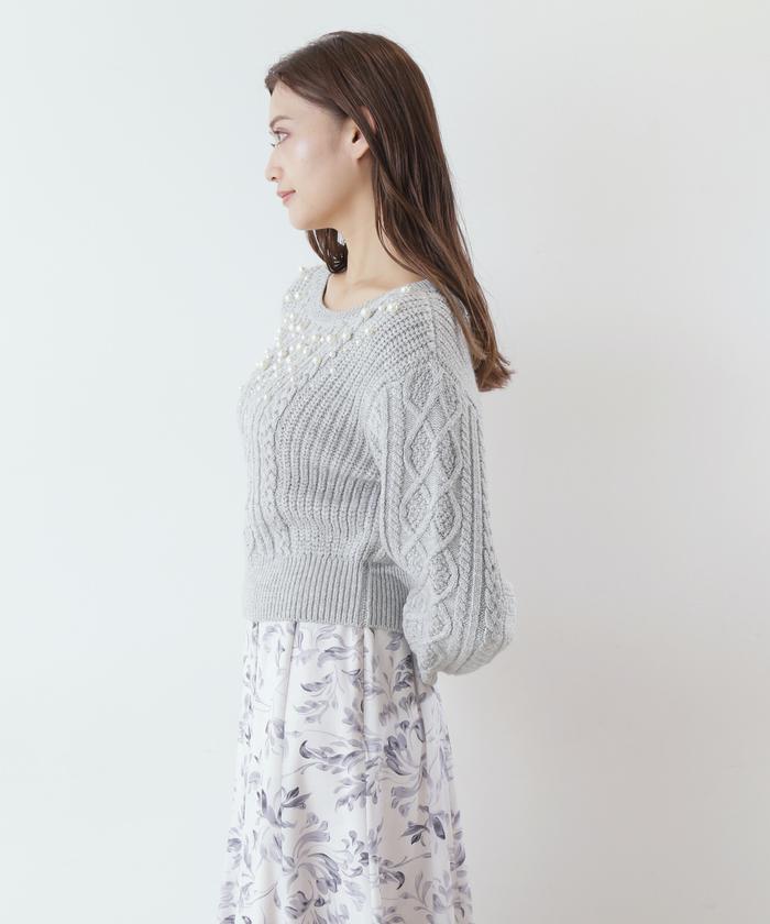 ジル スチュアート JILL STUART ケープニットトップス