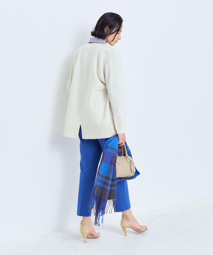 セール 50%OFF】◇【WEB限定】MUSIC カシミヤブレンド長めV