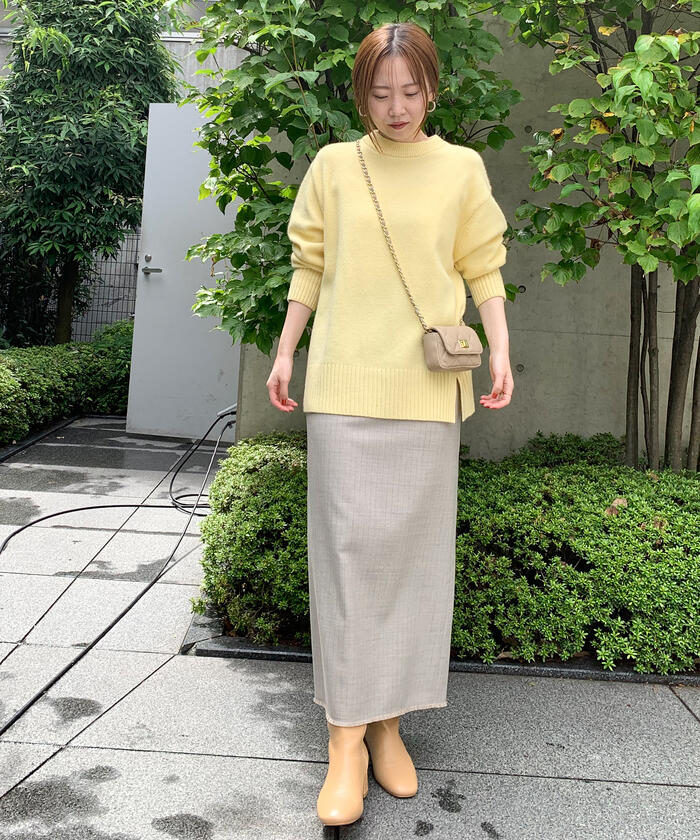 セール 45%OFF】◇【WEB限定】MUSIC カシミヤブレンド長めクルー