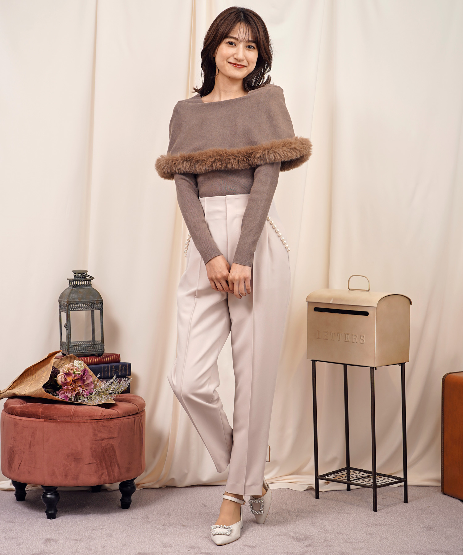 人気商品・通販サイト 【本日限定価格】ファートリムカラーニット 【全品送料無料】 ノエラ♡ファートリムカラーニット ニット/セーター