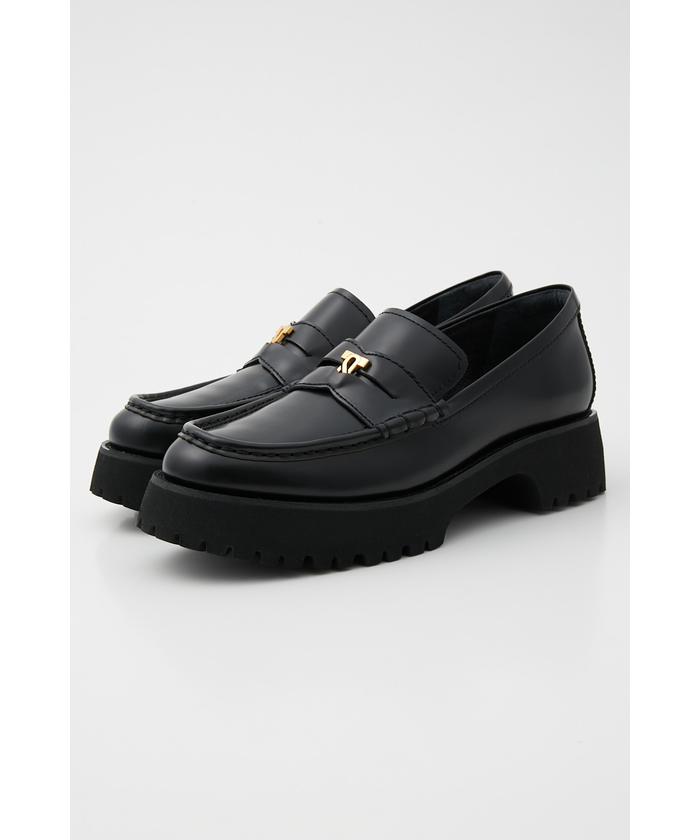 セール 13%OFF】トラッドタンクソールソフトローファー