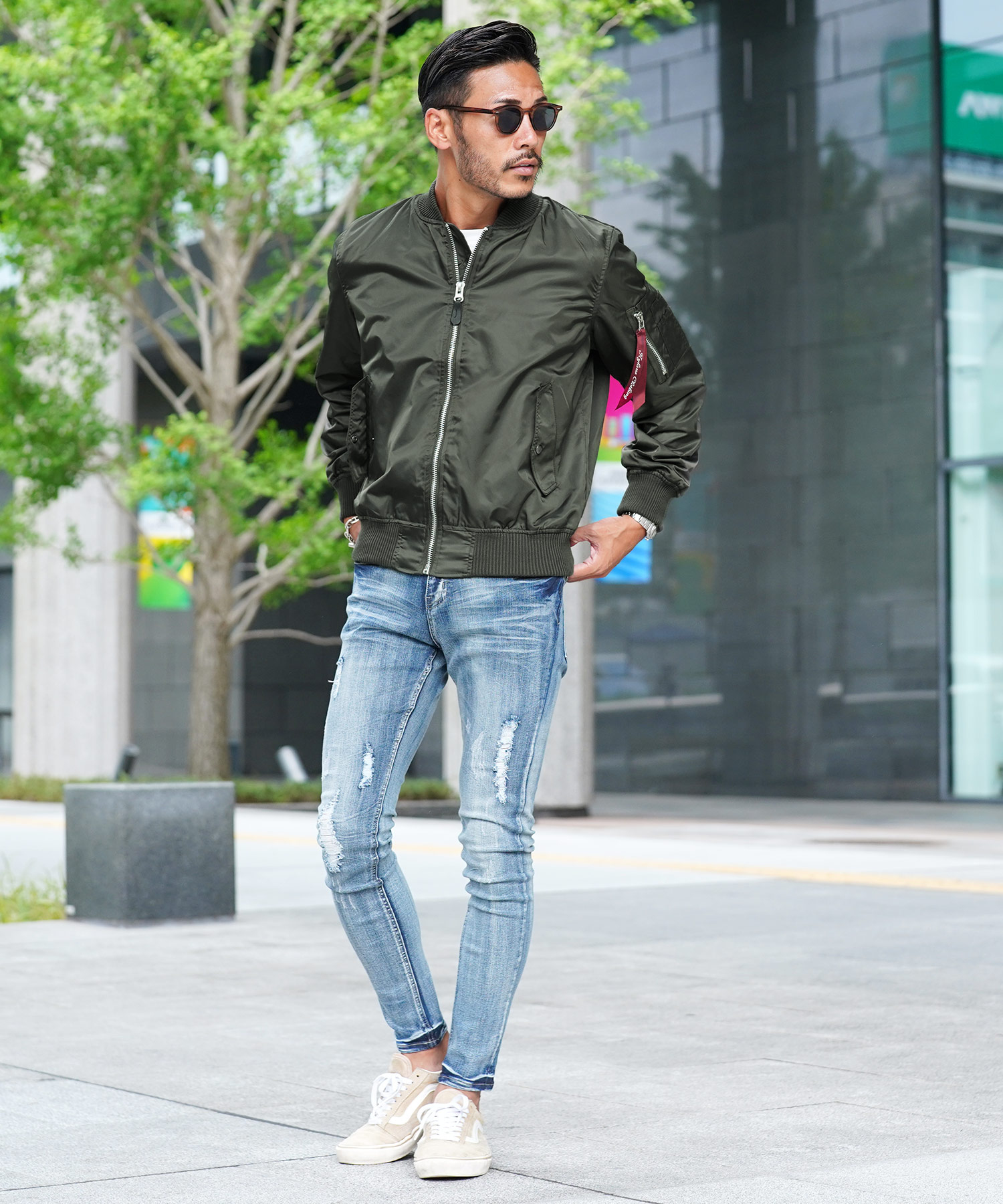 ジギーズショップ JIGGYS SHOP ヘビーツイルMAー1ジャケット ジギーズショップ JIGGYS SHOP ヘビーツイルMAー1ジャケット