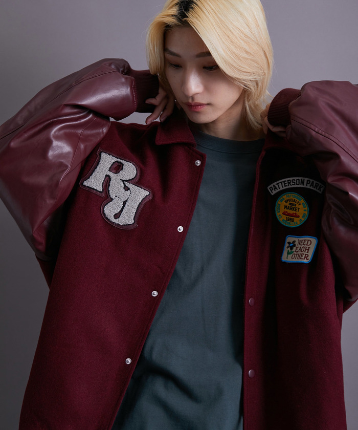 セール 50%OFF】re_k by JUNRED / ワッペンカスタムステンカラー