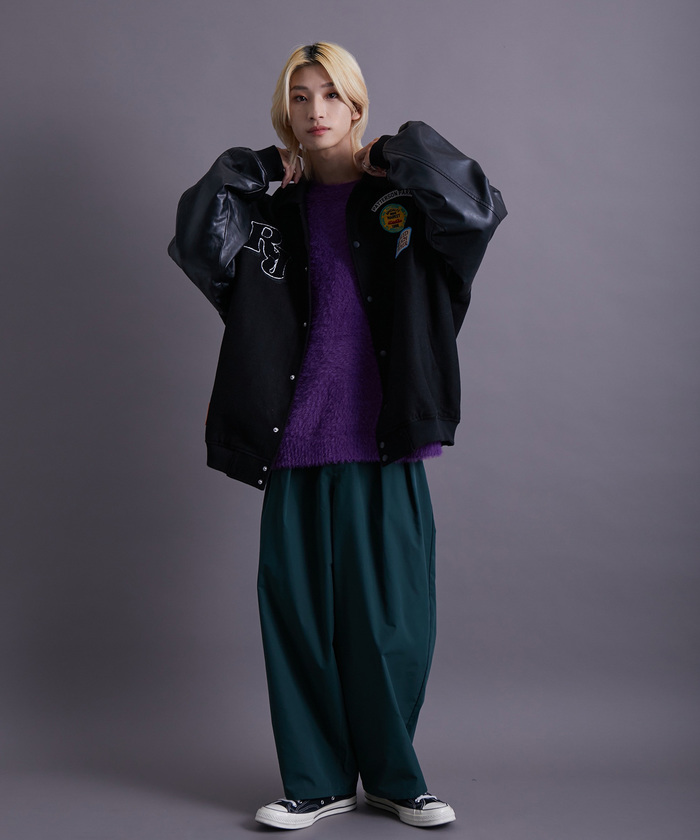 セール 50%OFF】re_k by JUNRED / ワッペンカスタムステンカラー セール 50%OFF】re_k by JUNRED / ワッペンカスタムステンカラー