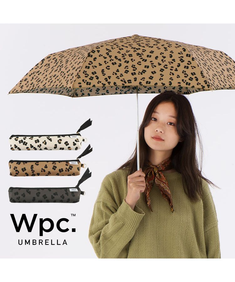 セール 50%OFF】【Wpc.公式】雨傘 レオパード ミニ 50cm 晴雨
