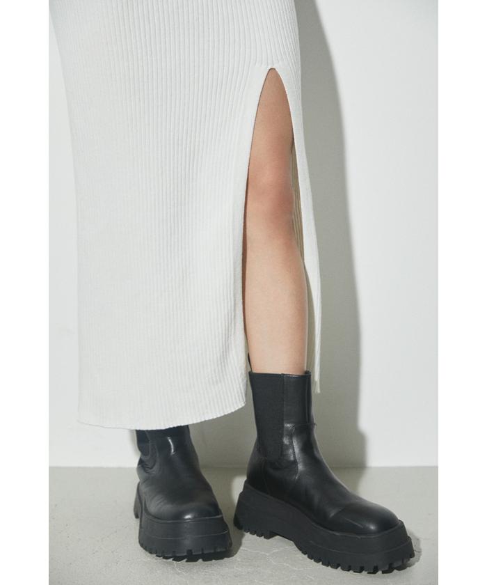 セール】SLEEVE SLIT LONG OP(504909134) | ラグアジェム(LAGUA セール】SLEEVE SLIT LONG OP(504909134) | ラグアジェム(LAGUA