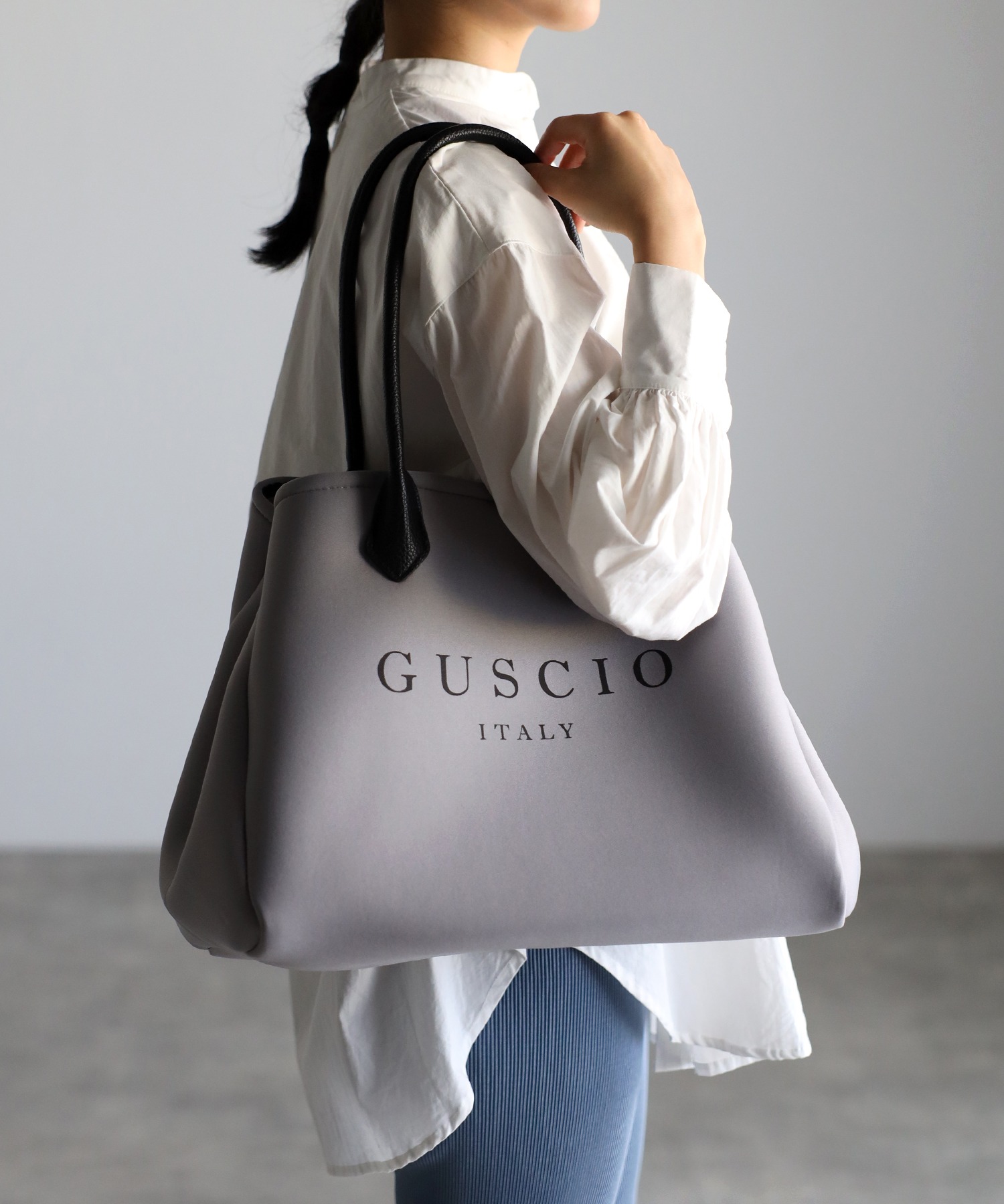 グッシオ GUSCIO ITALY トートバッグ/ネオプレーン グッシオ GUSCIO 【グッシオベーシック】ネオプレーン トート