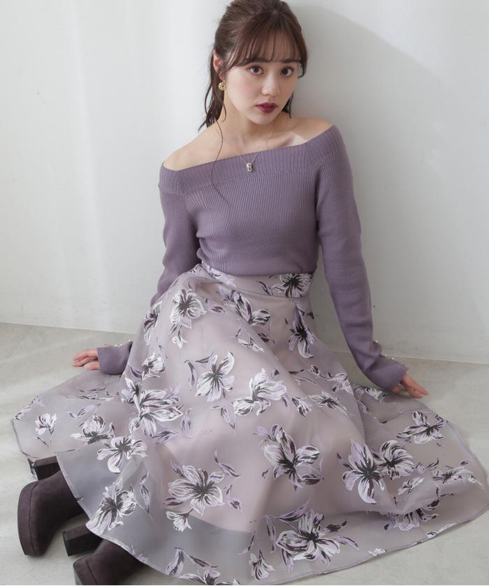 セール 20%OFF】ラバーフラワータックスカート(504911516