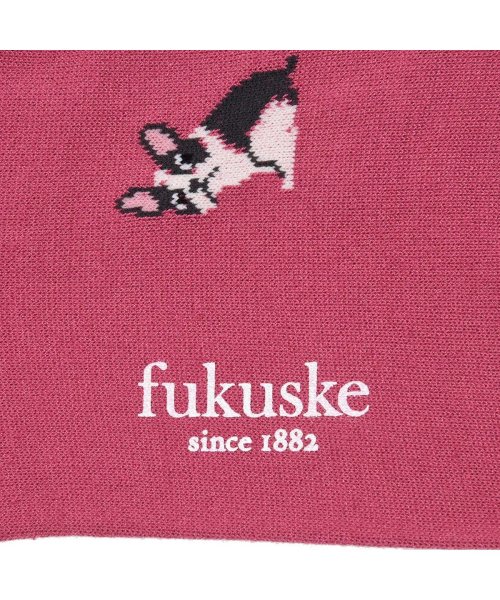 福助 公式 靴下 ソックス メンズ fukuske フレンチブルドッグ くるぶし くるぶし丈 クルーソックス ハイソックス ふくらはぎ ミドル  レギュラー 25(504081937) | フクスケ(fukuske) - d fashion