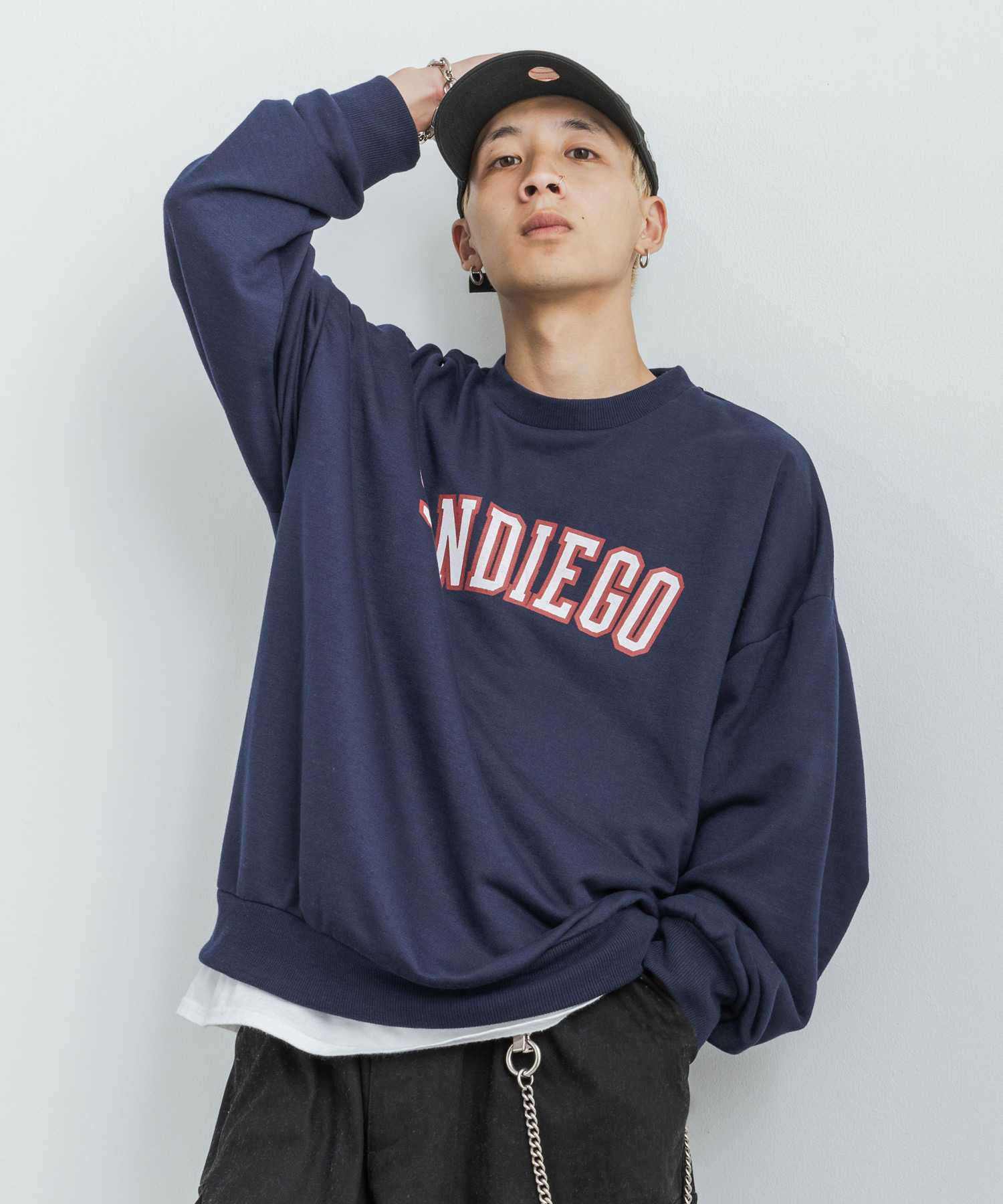 ミスエディコレクション グレー 長袖トレーナー プリント入り 楽天市場】【SALE 46%OFF】大人 デビラボ プリント トレーナー