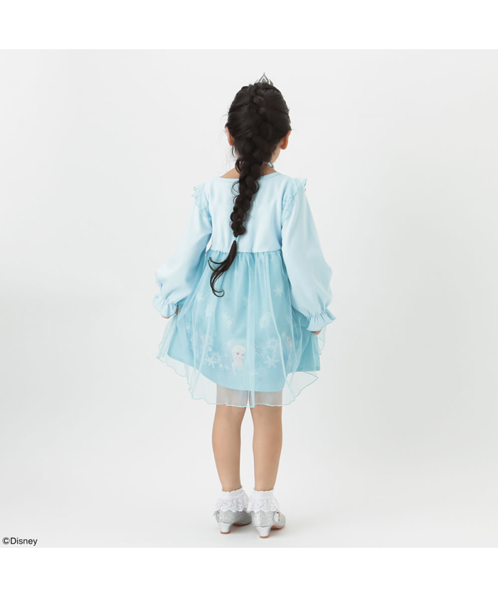 Amazon.co.jp: アナと雪の女王 エルサ 衣装 ワンピース ドレス